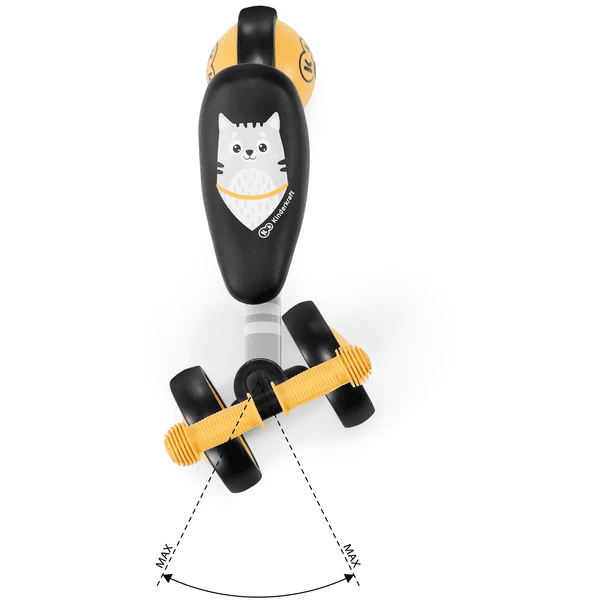 Kinderkraft Mini Loopfiets Cutie Geel 4 Kinderkraft Mini Loopfiets Cutie Geel - Afbeelding 4