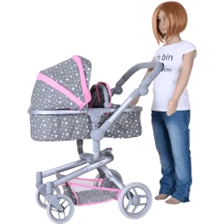 Knorr® Speelgoed Boonk Poppenwagen - Ster Grijs 8 Knorr® Speelgoed Boonk Poppenwagen - Ster Grijs -SpeelgoedKorting knorr speelgoed boonk poppenwagen ster grijs a363268 3