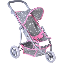 Knorr® Speelgoed Jogger Lio Poppenwagen - Ster Grijs -SpeelgoedKorting knorr speelgoed jogger lio poppenwagen ster grijs a363085 2