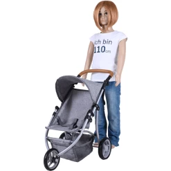 Knorr® Speelgoed Jogger Lio Poppenwagen - Stone Bruin -SpeelgoedKorting knorr speelgoed jogger lio poppenwagen stone bruin a363271 3
