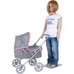 Knorr® Speelgoed Mini Lili Poppenwagen - Ster Grijs -SpeelgoedKorting knorr speelgoed mini lili poppenwagen ster grijs a363265 3