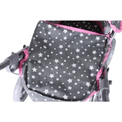 Knorr® Speelgoed Mini Lili Poppenwagen - Ster Grijs -SpeelgoedKorting knorr speelgoed mini lili poppenwagen ster grijs a363265 4