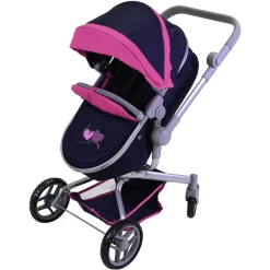 Knorr® Speelgoed Poppenwagen Boonk Flying Heart S Navy/roze -SpeelgoedKorting knorr speelgoed poppenwagen boonk flying heart s navy roze a311386 4