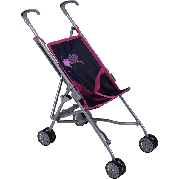 Knorr® Speelgoed Sim Vliegende Pop Buggy Heart S Blauw/roze 2 Knorr® Speelgoed Sim Vliegende Pop Buggy Heart S Blauw/roze - Afbeelding 2