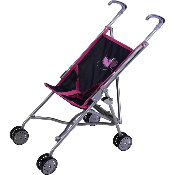 Knorr® Speelgoed Sim Vliegende Pop Buggy Heart S Blauw/roze 1 Knorr® Speelgoed Sim Vliegende Pop Buggy Heart S Blauw/roze