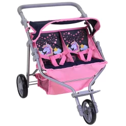 Knorr® Speelgoed Tweeling Poppenwagen Duo, Magic Eenhoorn -SpeelgoedKorting knorr speelgoed tweeling poppenwagen duo magic eenhoorn a318404 3
