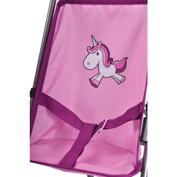 Knorr® Toys Poppenwagen Sim - Uma De Eenhoorn, Roze 5 Knorr® Toys Poppenwagen Sim - Uma De Eenhoorn, Roze - Afbeelding 5