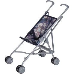 KNORRYTOYS Poppenbuggy Sim - Blue Flowers -SpeelgoedKorting knorrytoys poppenbuggy sim blue flowers a140363 2