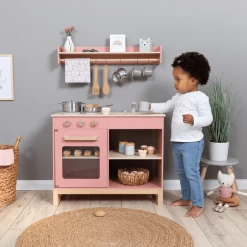 MUSTERKIND ® Speel Keuken- Magnolia - Oud Roze/natuur -SpeelgoedKorting musterkind speel keuken magnolia oud roze natuur a301998 2