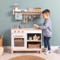 MUSTERKIND ® Speel Keuken- Magnolia - Wit/natuurlijk -SpeelgoedKorting musterkind speel keuken magnolia wit natuurlijk a301990 2