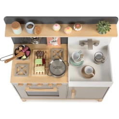 SpeelgoedKorting -SpeelgoedKorting musterkind speelkeuken linum warm grijs natuur a295949 1