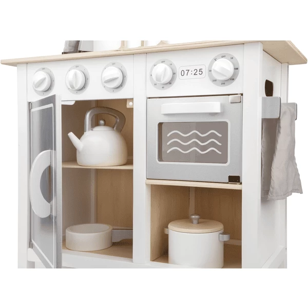 New Classic Toys® New Class Ic Toys Kitchenette Bon Ap Petit Deluxe Wit/zilver 3 New Classic Toys® New Class Ic Toys Kitchenette Bon Ap Petit Deluxe Wit/zilver - Afbeelding 3