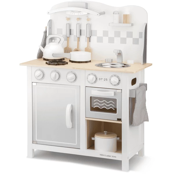 New Classic Toys® New Class Ic Toys Kitchenette Bon Ap Petit Deluxe Wit/zilver 4 New Classic Toys® New Class Ic Toys Kitchenette Bon Ap Petit Deluxe Wit/zilver - Afbeelding 4