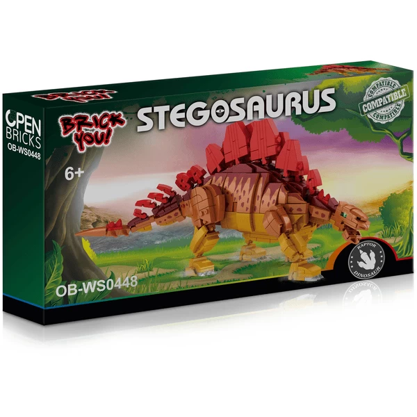Open Bricks Stegosaurus 4 Open Bricks Stegosaurus - Afbeelding 4