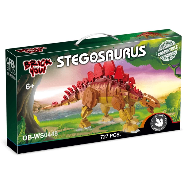Open Bricks Stegosaurus 1 Open Bricks Stegosaurus