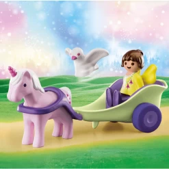 PLAYMOBIL ® 1 2 3 Eenhoornwagen Met Fee -SpeelgoedKorting playmobil 1 2 3 eenhoornwagen met fee a294035 2
