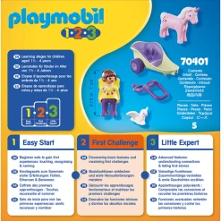 PLAYMOBIL ® 1 2 3 Eenhoornwagen Met Fee -SpeelgoedKorting playmobil 1 2 3 eenhoornwagen met fee a294035 4