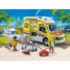 PLAYMOBIL ® Ambulance Met Licht En Geluid -SpeelgoedKorting playmobil ambulance met licht en geluid a394624 2