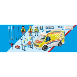 PLAYMOBIL ® Ambulance Met Licht En Geluid -SpeelgoedKorting playmobil ambulance met licht en geluid a394624 4