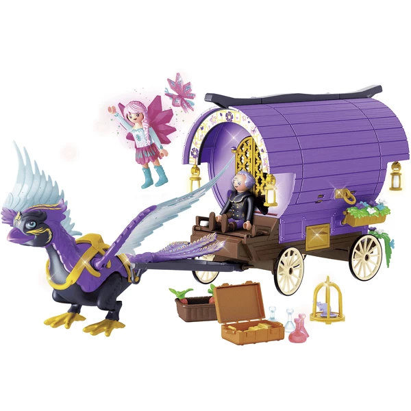 PLAYMOBIL ® Ayuma Fairy Carriage Met Phoenix 2 PLAYMOBIL ® Ayuma Fairy Carriage Met Phoenix - Afbeelding 2