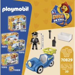 PLAYMOBIL ® Duck On Call Mini Car Politie -SpeelgoedKorting playmobil duck on call mini car politie a330380 3