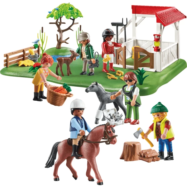 PLAYMOBIL ® Mijn Cijfers: Horse Ranch 2 PLAYMOBIL ® Mijn Cijfers: Horse Ranch - Afbeelding 2