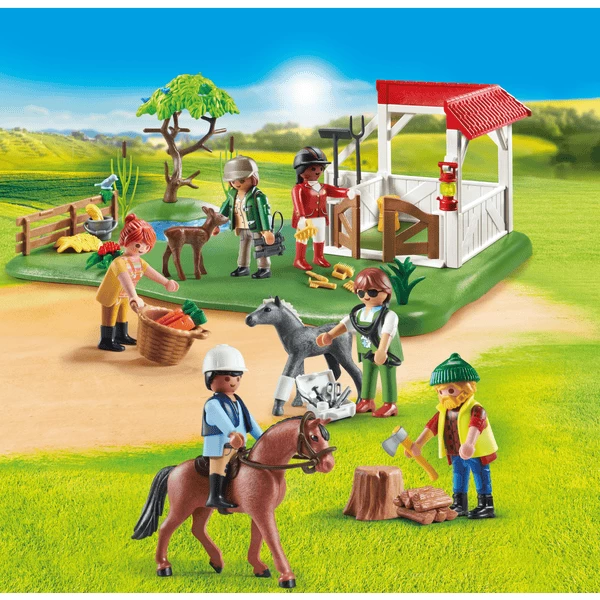 PLAYMOBIL ® Mijn Cijfers: Horse Ranch 3 PLAYMOBIL ® Mijn Cijfers: Horse Ranch - Afbeelding 3