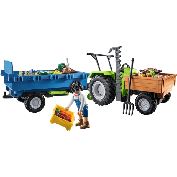 PLAYMOBIL ® Trekker Met Aanhangwagen 2 PLAYMOBIL ® Trekker Met Aanhangwagen - Afbeelding 2