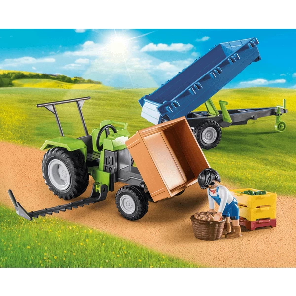 PLAYMOBIL ® Trekker Met Aanhangwagen 4 PLAYMOBIL ® Trekker Met Aanhangwagen - Afbeelding 4