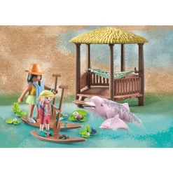 PLAYMOBIL ® Wiltopia - Peddelen Met De Rivierdolfijn -SpeelgoedKorting playmobil wiltopia peddelen met de rivierdolfijn a394483 2