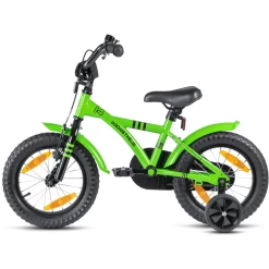 PROMETHEUS BICYCLES® Hawk Fiets 14'', Groen-zwart -SpeelgoedKorting prometheus bicycles hawk fiets 14 groen zwart a206506 4