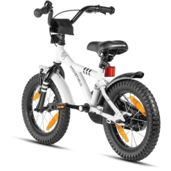 PROMETHEUS BICYCLES ® Kinderfiets 14" In Wit & Zwart Vanaf 3 Jaar Met Zijwieltjes -SpeelgoedKorting prometheus bicycles kinderfiets 14 in wit amp zwart vanaf 3 jaar met zijwieltjes a311940 4