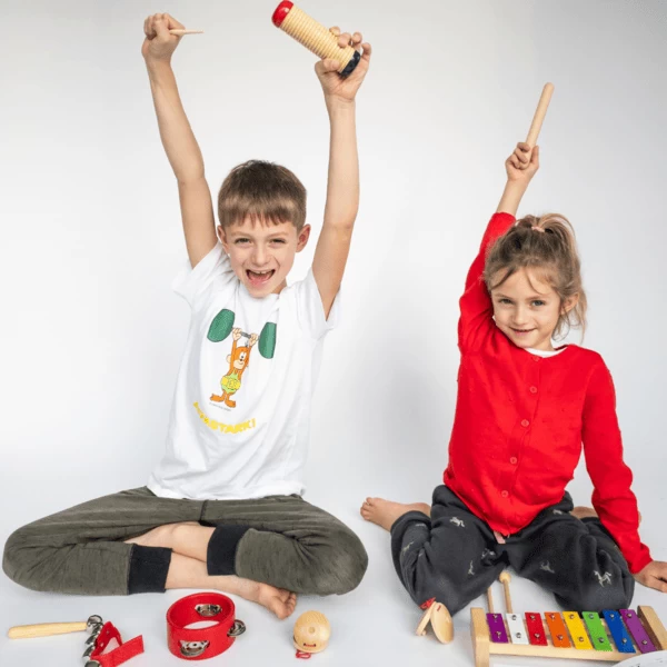 Schmetterline 16-delige Houten Ritmeset - RAINBOW 2 Schmetterline 16-delige Houten Ritmeset - RAINBOW - Afbeelding 2