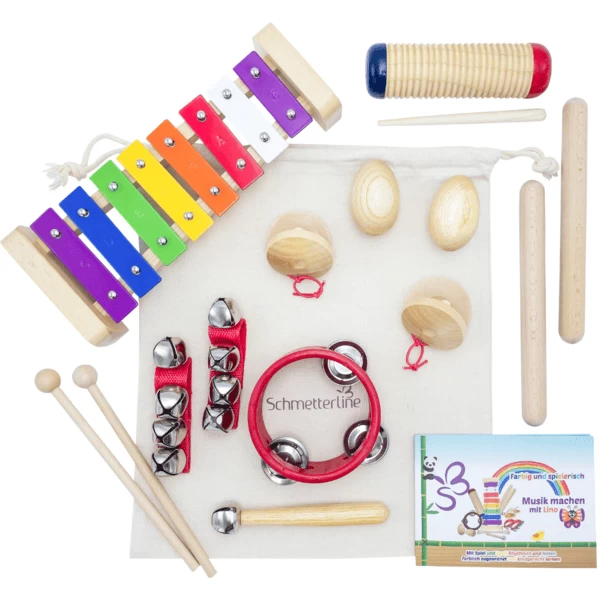 Schmetterline 16-delige Houten Ritmeset - RAINBOW 5 Schmetterline 16-delige Houten Ritmeset - RAINBOW - Afbeelding 5