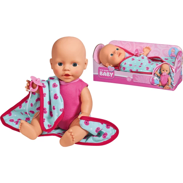 Simba Pasgeboren Baby Met Knuffeldoekje 2 Simba Pasgeboren Baby Met Knuffeldoekje - Afbeelding 2