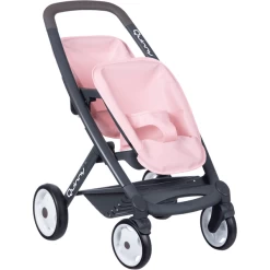 Smoby Quinny Tweeling Sport Poppenwagen Roze/grijs -SpeelgoedKorting smoby quinny tweeling sport poppenwagen roze grijs a311772 2