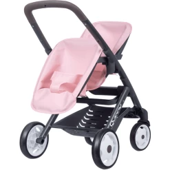 Smoby Quinny Tweeling Sport Poppenwagen Roze/grijs -SpeelgoedKorting smoby quinny tweeling sport poppenwagen roze grijs a311772 3