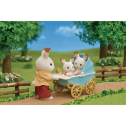Sylvanian Families ® Chocoladekonijntweeling Aden Met Kinderwagen -SpeelgoedKorting sylvanian families chocoladekonijntweeling aden met kinderwagen a295075 3