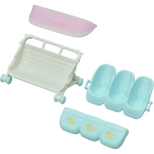 Sylvanian Families ® Driepersoons Wandelwagen 2 Sylvanian Families ® Driepersoons Wandelwagen - Afbeelding 2