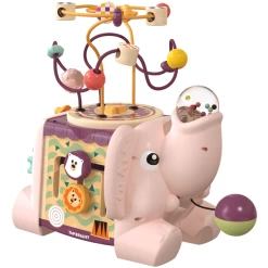 Top B Right Toys® 5 In 1 Motorische Activiteiten Kubus Olifant -SpeelgoedKorting top b right toys 5 in 1 motorische activiteiten kubus olifant a399276 2