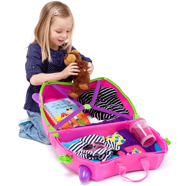 Trunki Kinderkoffer - Trixie, Roze 4 Trunki Kinderkoffer - Trixie, Roze - Afbeelding 4