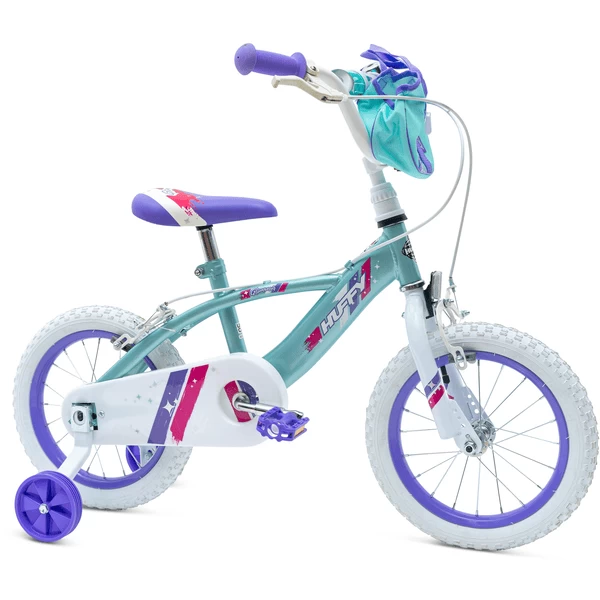 United Wheels Huffy Glimmer 14 Inch Fiets, Turkoois 2 United Wheels Huffy Glimmer 14 Inch Fiets, Turkoois - Afbeelding 2