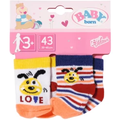 Zapf Creation BABY Born® Sokken 2x, 2 Ass. 43cm 7 Zapf Creation BABY Born® Sokken 2x, 2 Ass. 43cm -SpeelgoedKorting zapf creation baby born sokken 2x 2 ass 43cm a402580 2