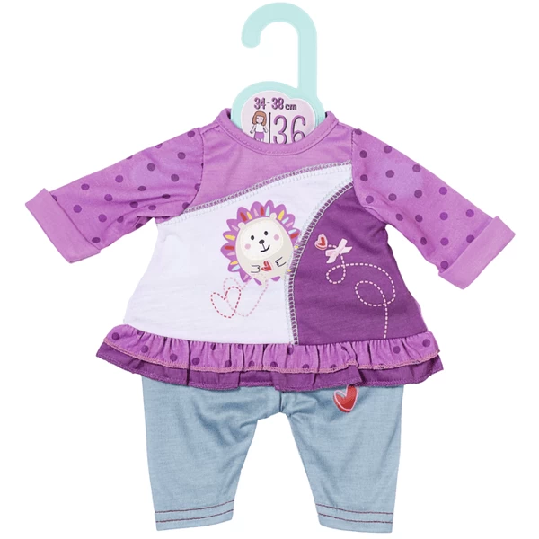 Zapf Creation Dolly Moda Jurk En Legging Dieren 2sort 36cm 3 Zapf Creation Dolly Moda Jurk En Legging Dieren 2sort 36cm - Afbeelding 3